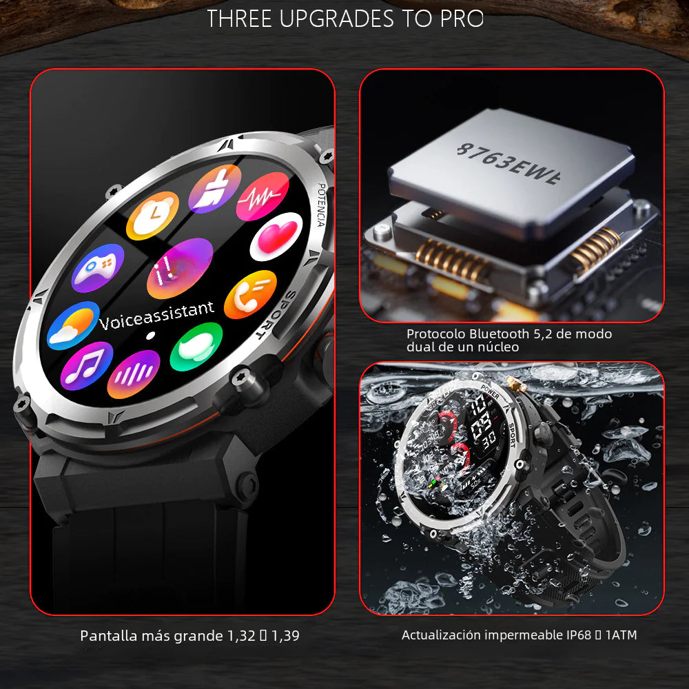 C21 Pro Smartwatch Outdoor Bluetooth Call Heart Rate Monitor