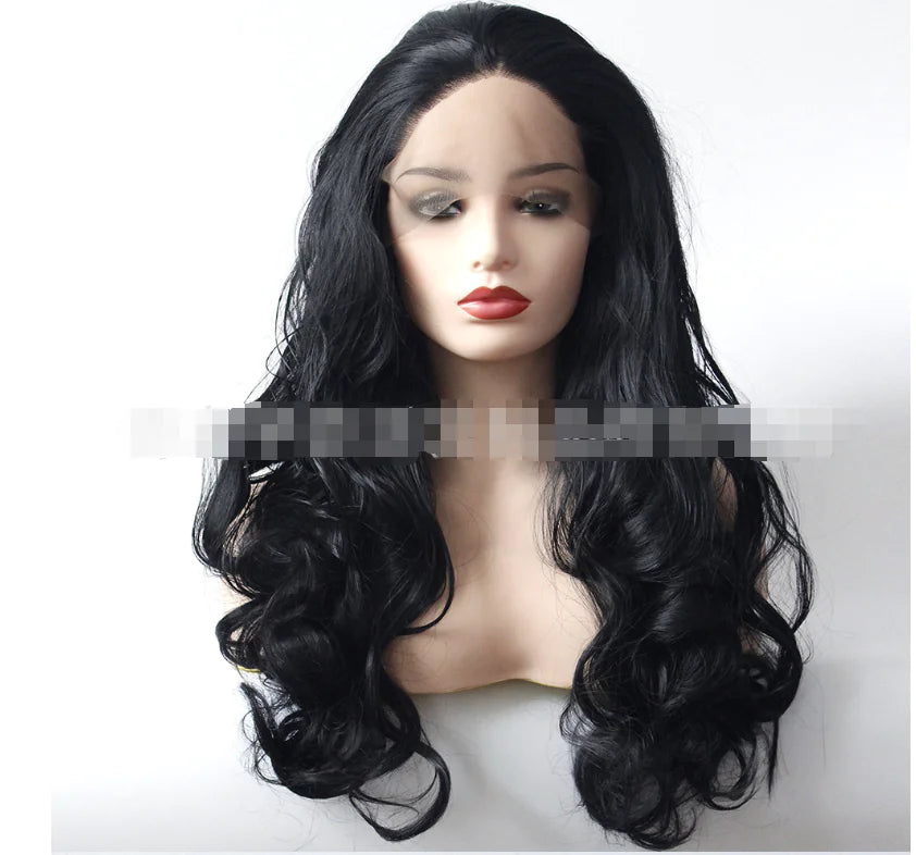 Human Hair Wavy Wig - Fashionable Hairpiece