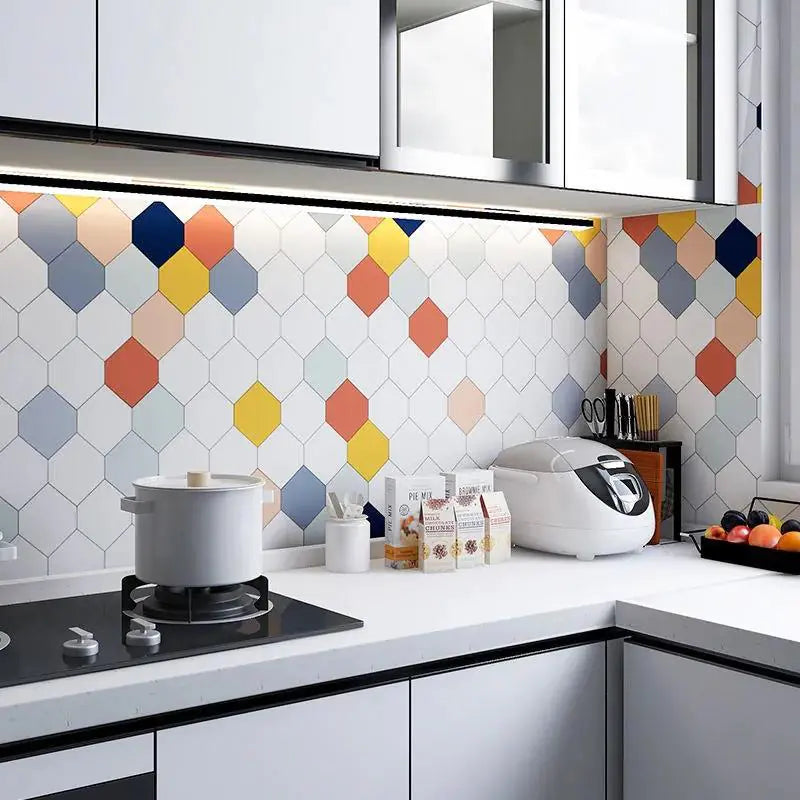 Self-Adhesive Waterproof Kitchen Oil-Resistant Stickers