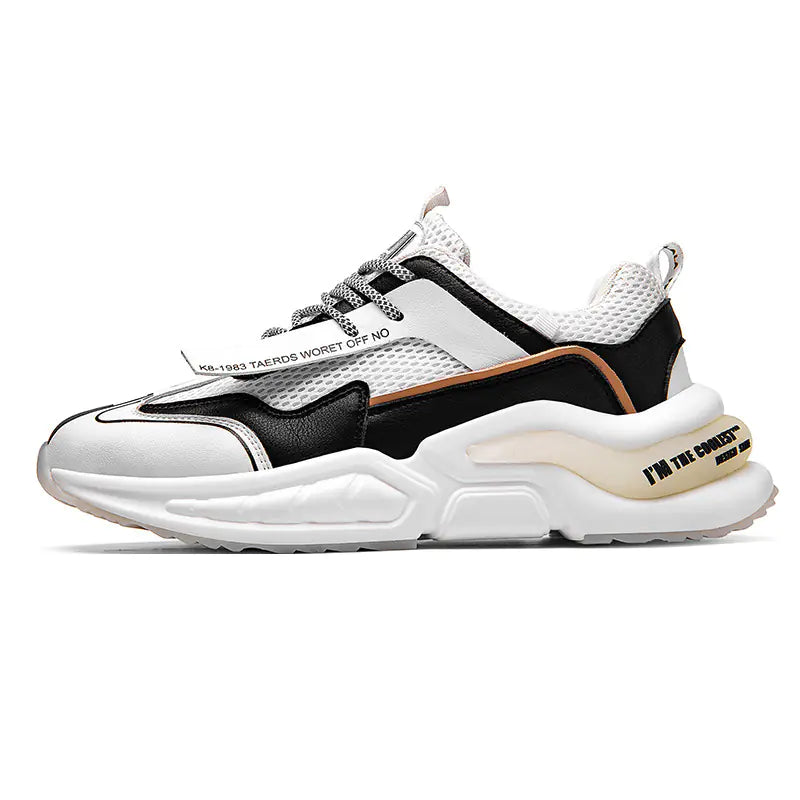 2020 New PU Night Glow Increased Dad Shoes for Men