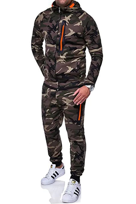 Men's Outdoor Camouflage Tops for Active Wear