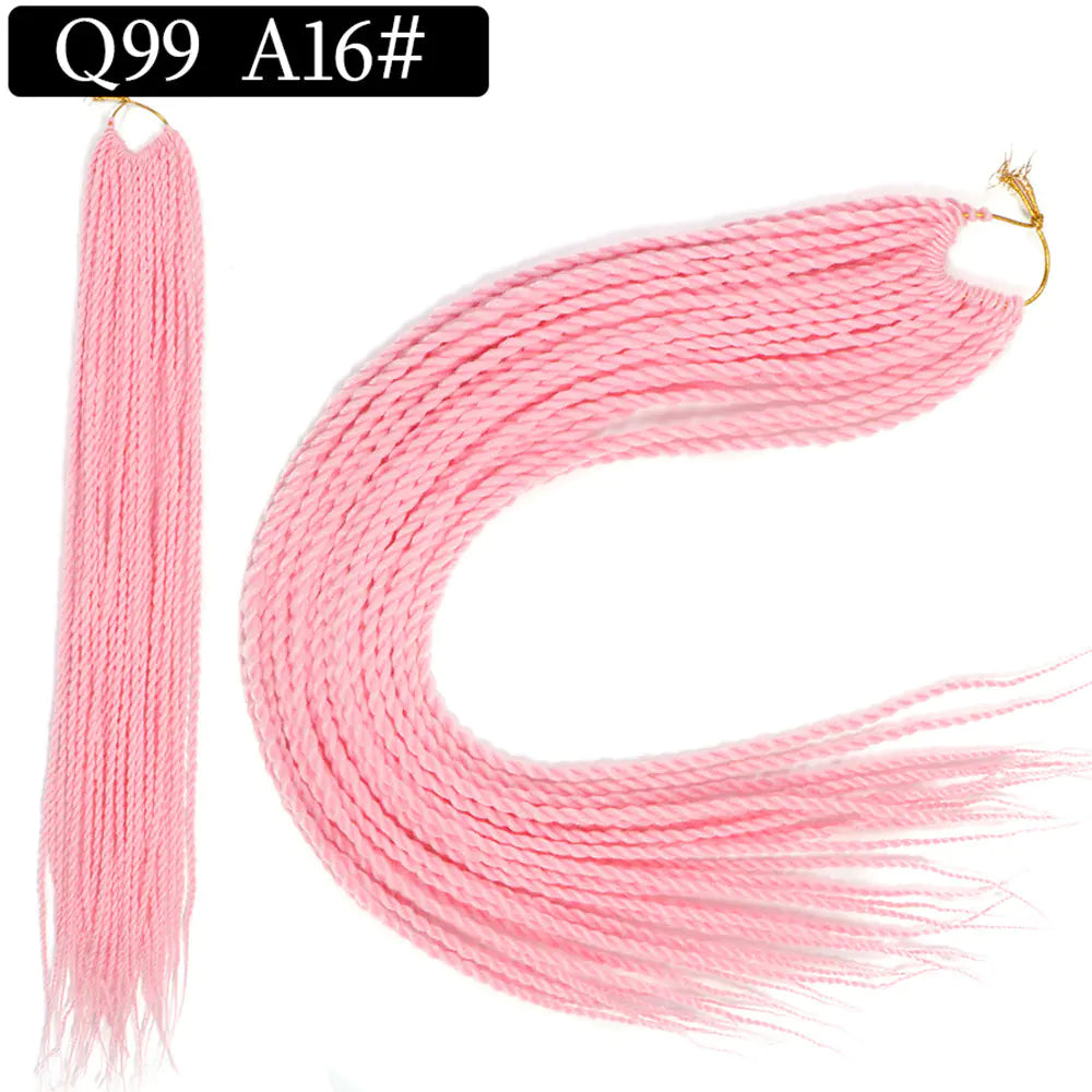 African Twist Braid Synthetic Hair Wig for Wholesale