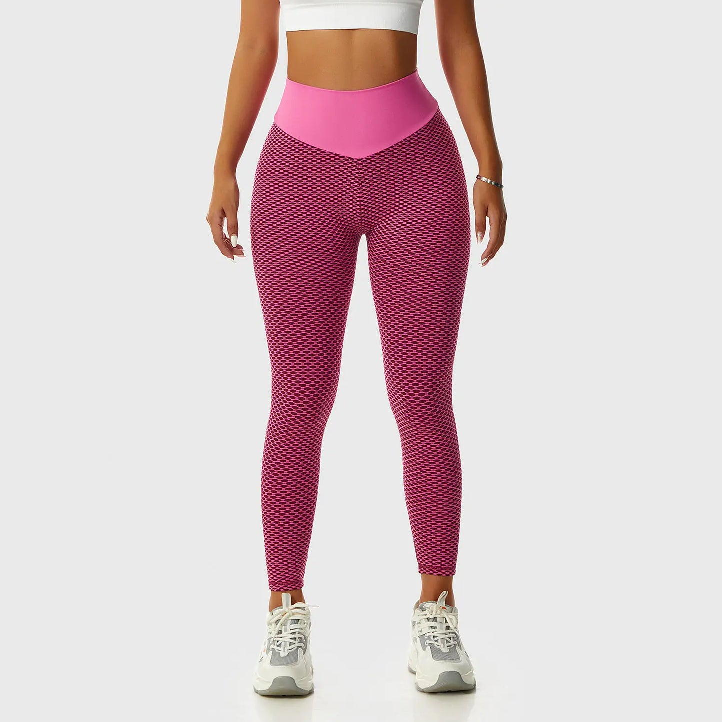 High-Waisted Women's Tight Fitness Exercise Pants