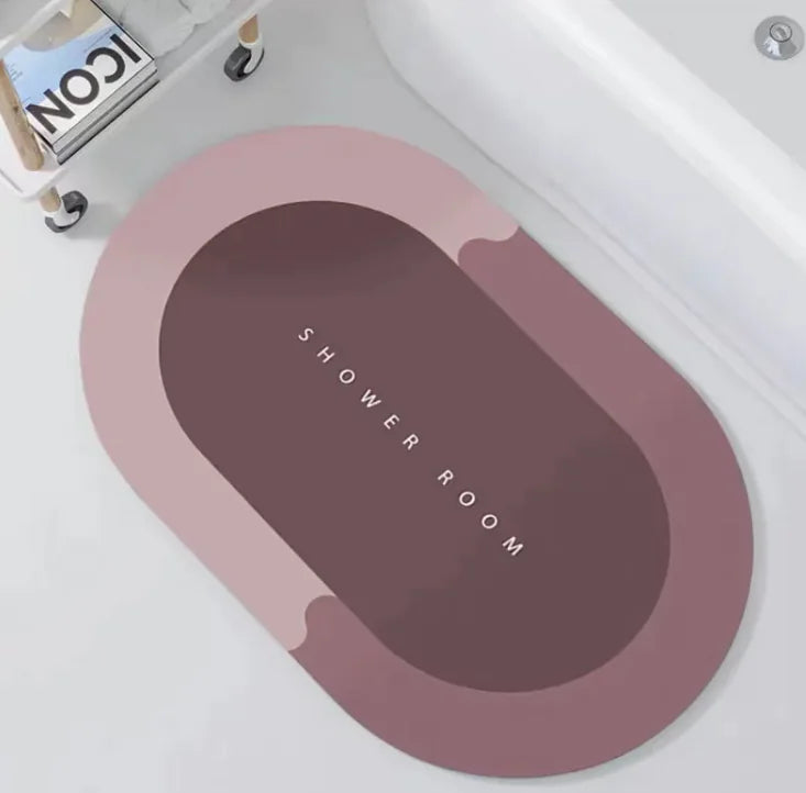 Absorbent Diatom Ooze Bath Mat