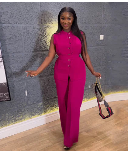 Scarpa Set with Wide-Leg Trousers (One Set)