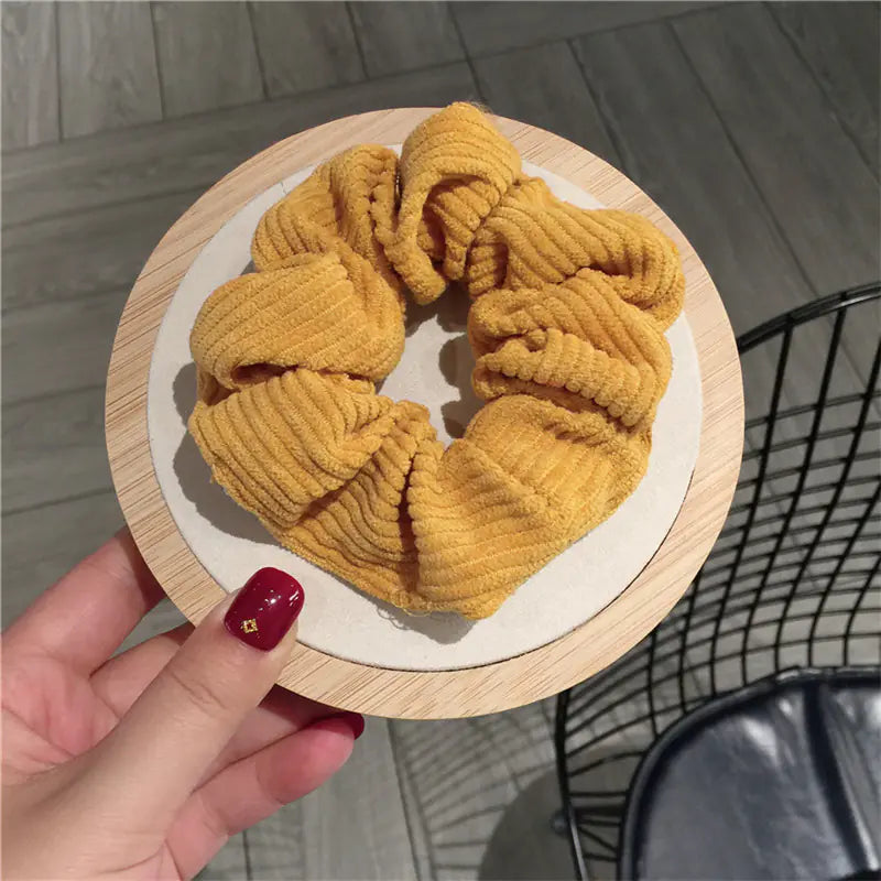 Velvet Hair Ties for Ponytails (Donut Style)