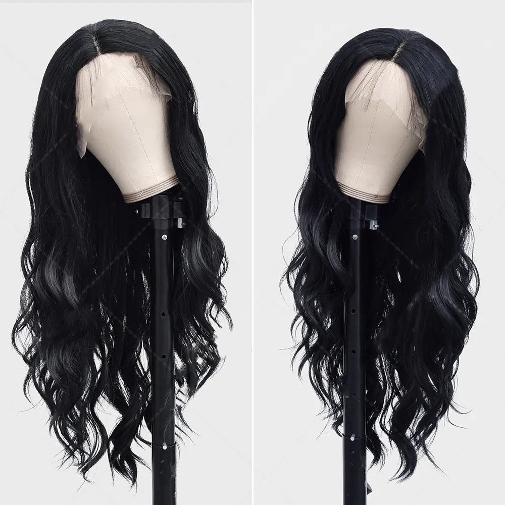 Long Curly Synthetic Fiber Wig for Women