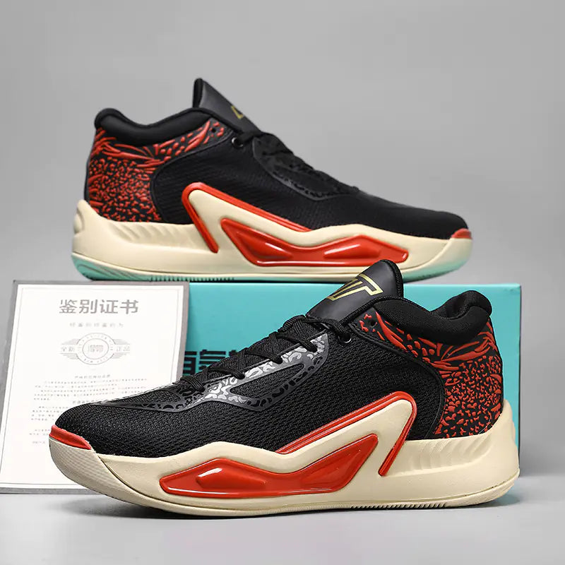 Men's Spring Basketball Shoes for Students - High Top