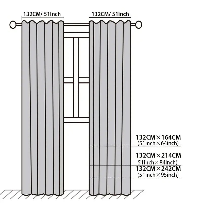 Fabric Printing Curtains for Bedroom Shading (Wholesale)