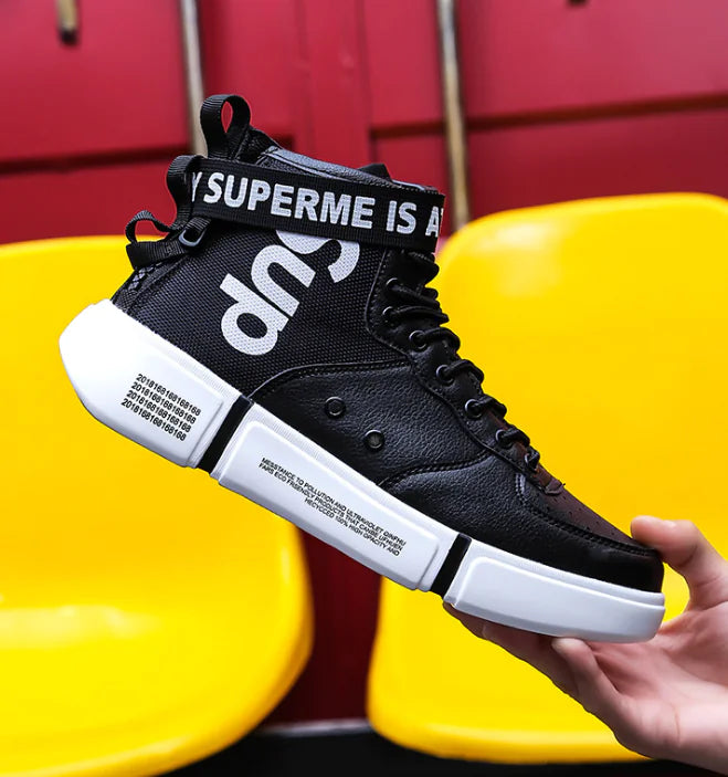 Men's High-Top Sneakers Casual Sports Shoes Trendy