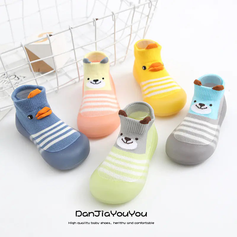 Spring Baby Socks and Cartoon Non-Slip Shoes Wholesale
