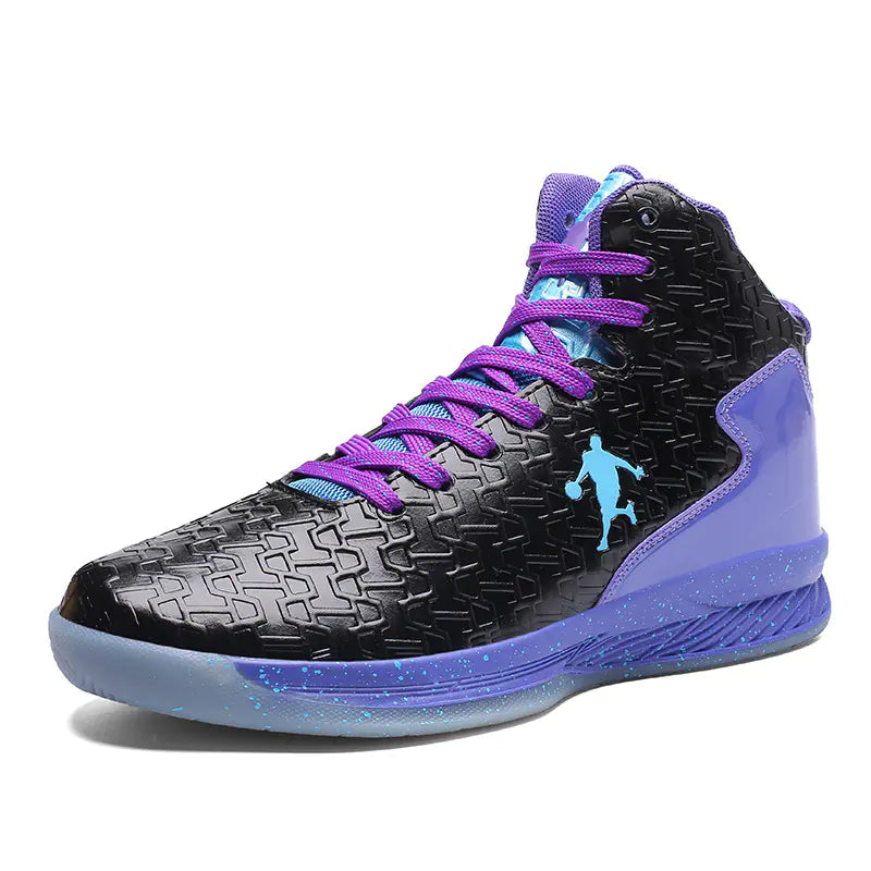 High-Top Basketball Shoes for Couples - Durable & Breathable