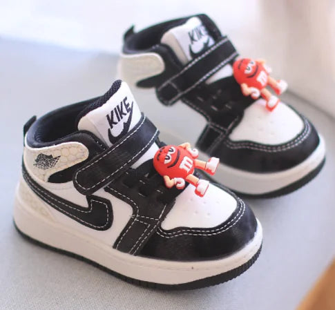 Winter Plush Thick Children's Cotton Shoes, Cute Canvas