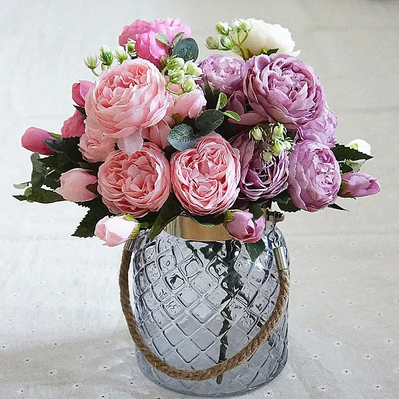 Artificial Roses - Faux Flowers for Decoration