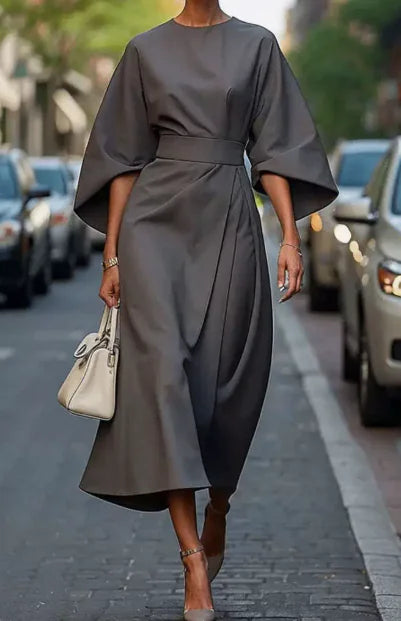 Juliette™ Elegant Belted Dress with Timeless Style