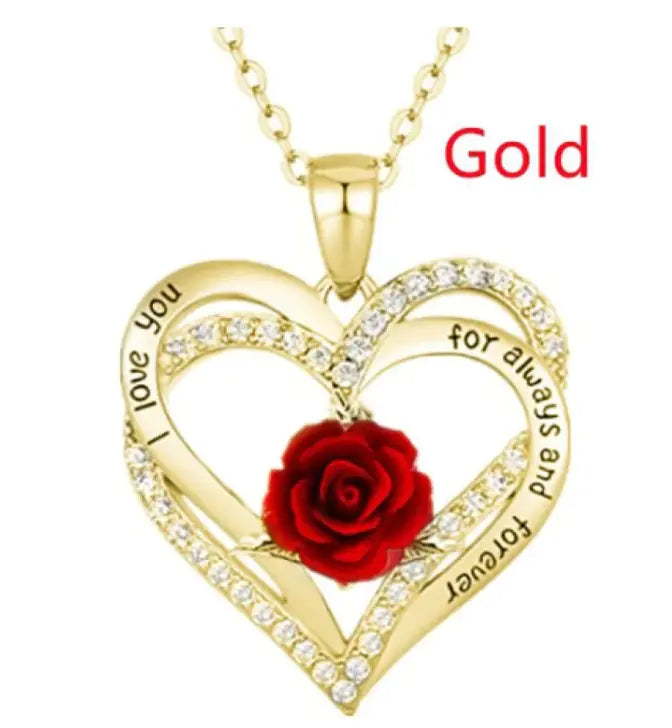 Preserved Flower  with Necklace