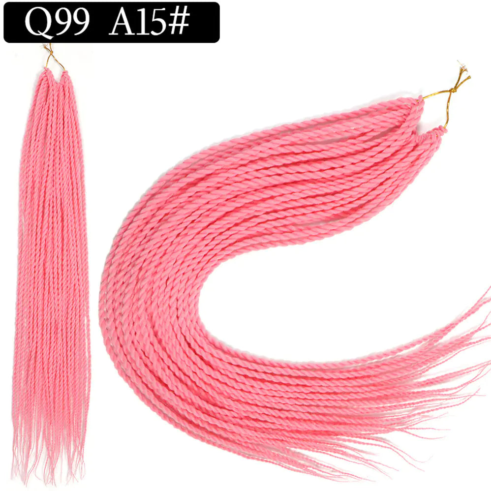 African Twist Braid Synthetic Hair Wig for Wholesale