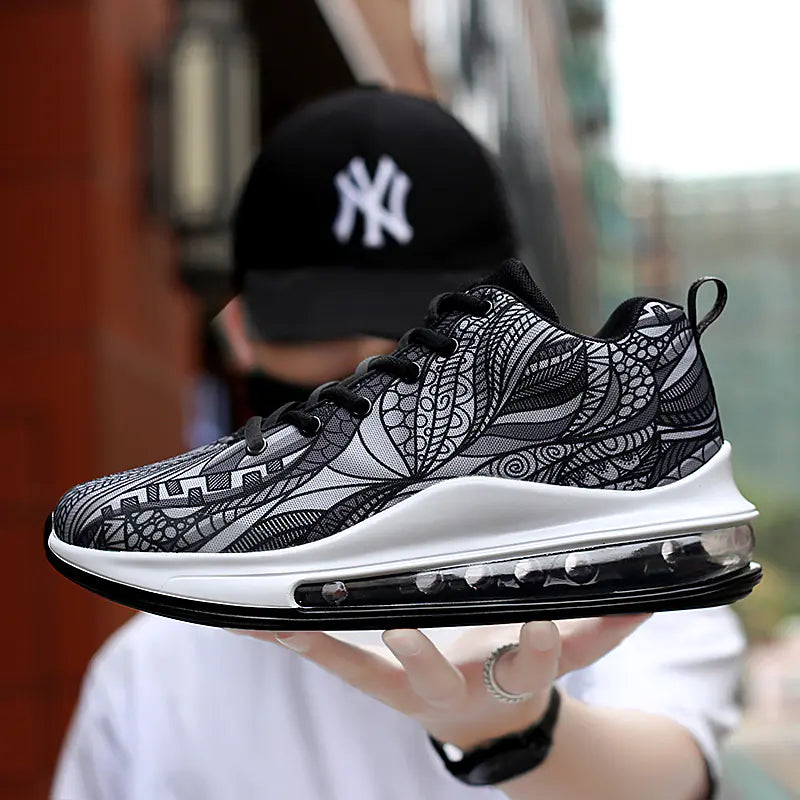 Colorful Low-Top Basketball Sneakers with Air Cushion