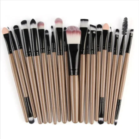 Makeup Brush Set – Loose Powder, Blush & Eyeshadow Brushes