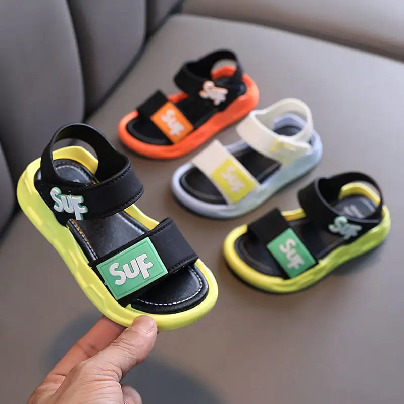 Boys Soft Sole Beach Sandals for Babies