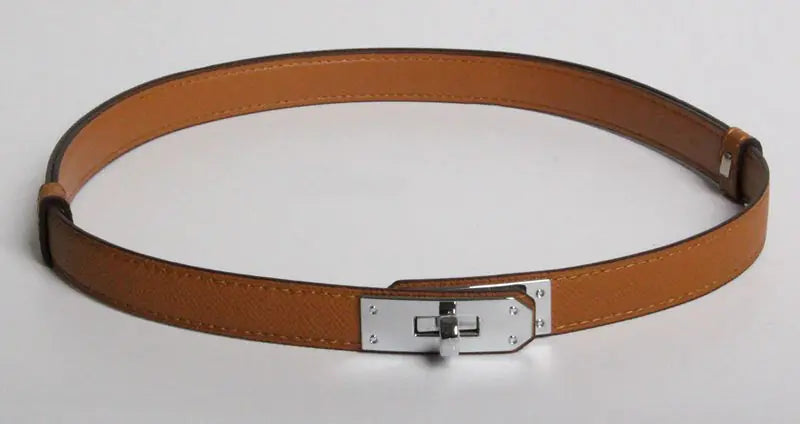H 2019 New Kelly Leather Slim Belt for Women