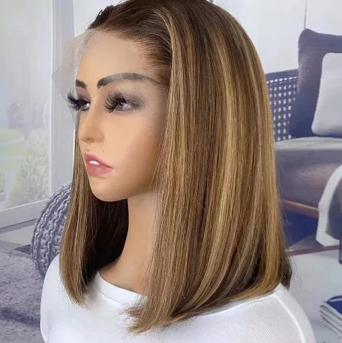 Full Lace Wig, Handmade Real Hair Braid Cap