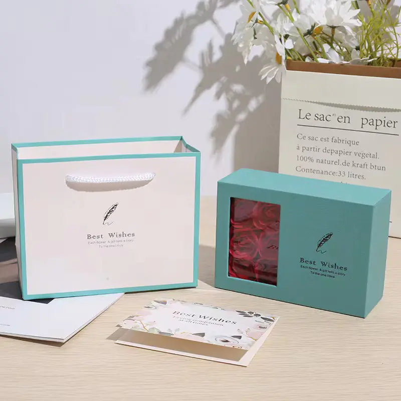 Gift Box with 6 Roses (One Piece)