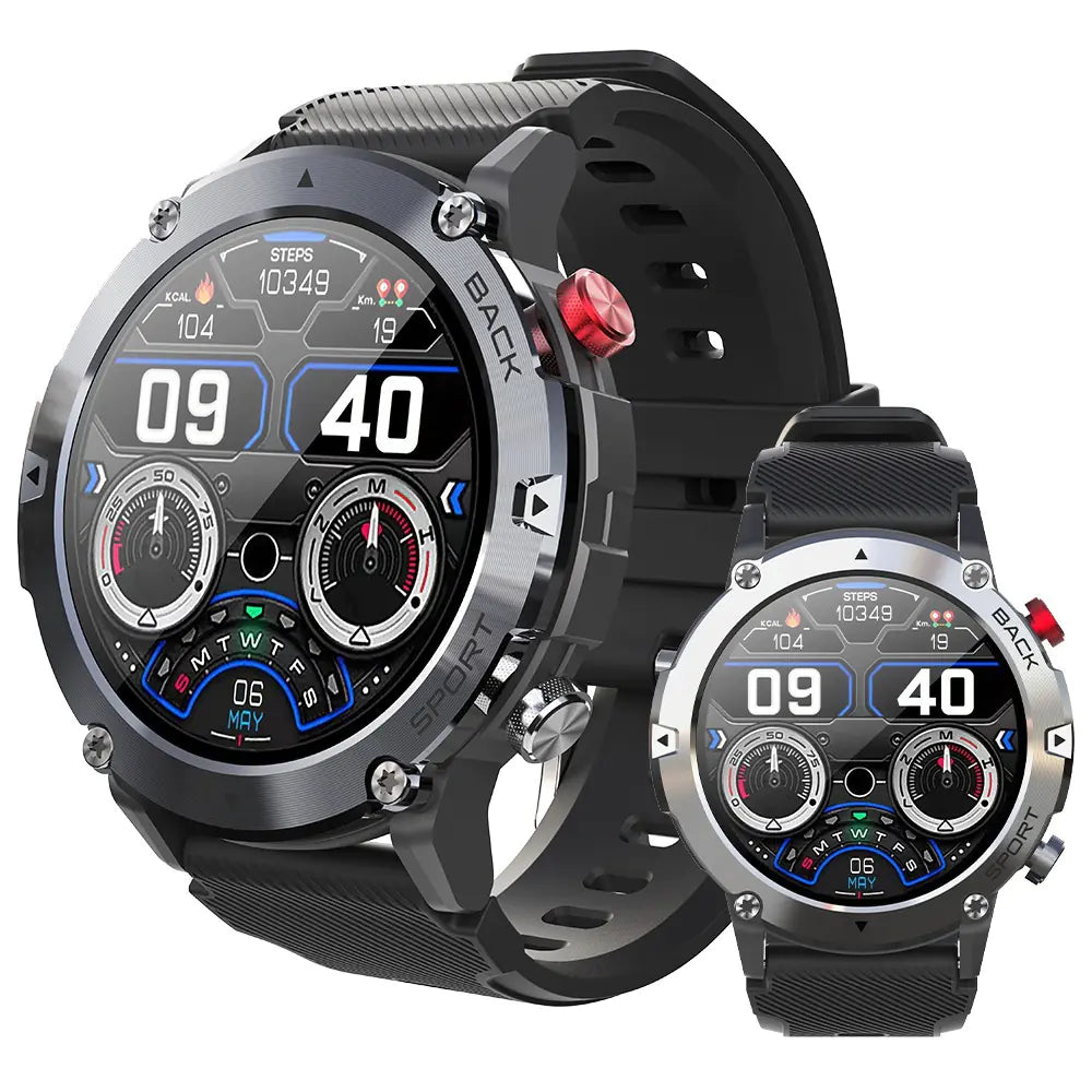C21 Smartwatch with Bluetooth, Waterproof, Heart Rate Monitor