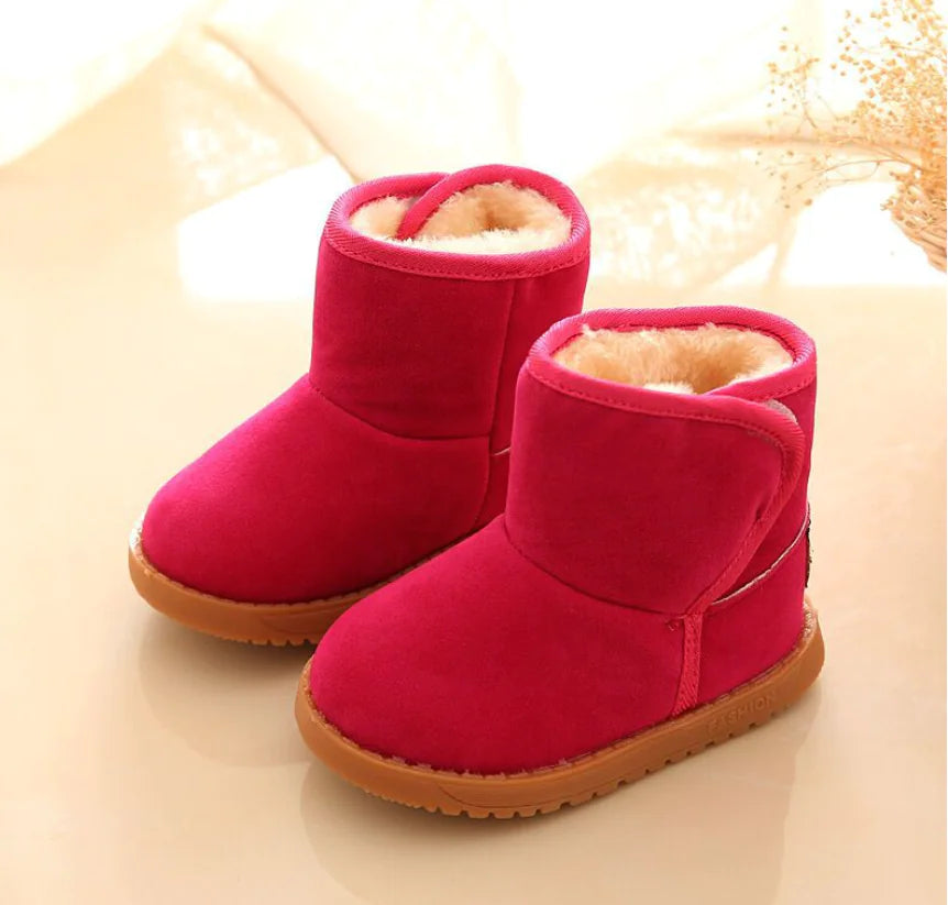 Children's Plush Short Martin Boots