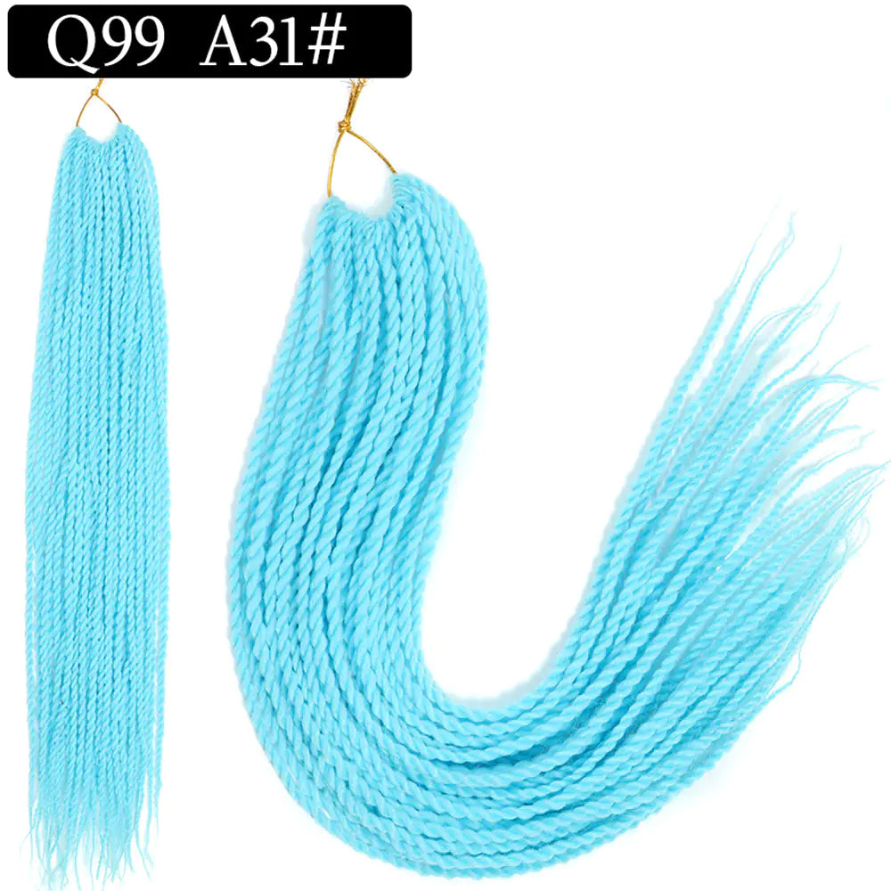 African Twist Braid Synthetic Hair Wig for Wholesale