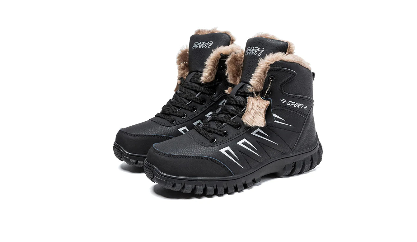 Men's Warm Snow Boots and Hiking Shoes