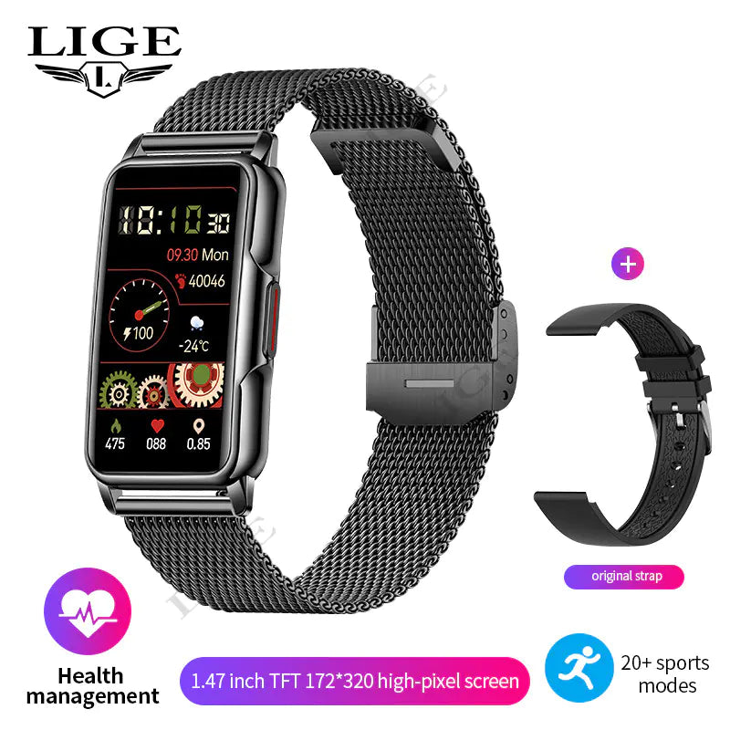 LIGE Smart Sports Watch with Multi-Function Features
