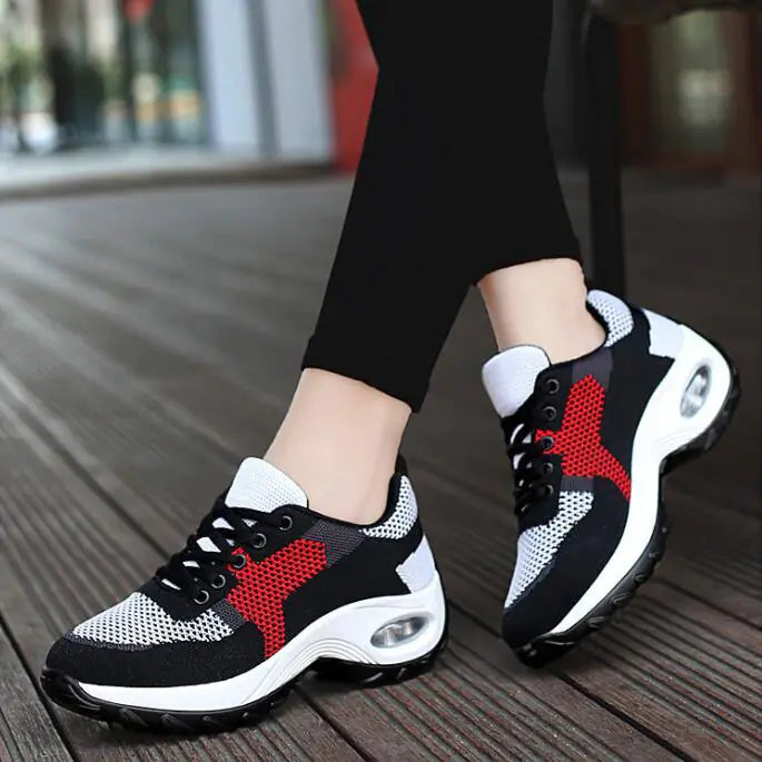 Women's Casual Mesh Sports Shoes with Soft Sole