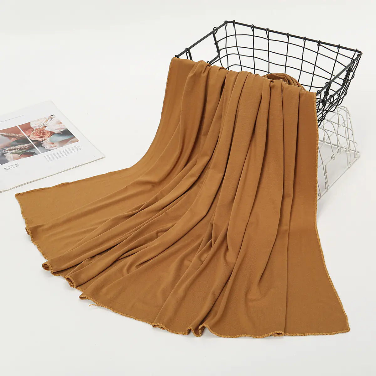 New Women's Solid Color Long Scarf - Breathable & Soft