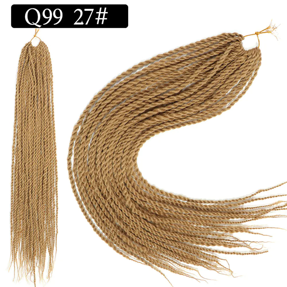 African Twist Braid Synthetic Hair Wig for Wholesale