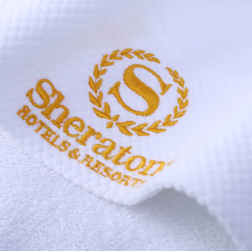 Hotel Quality White Cotton Bath Towels for Spas and Inns